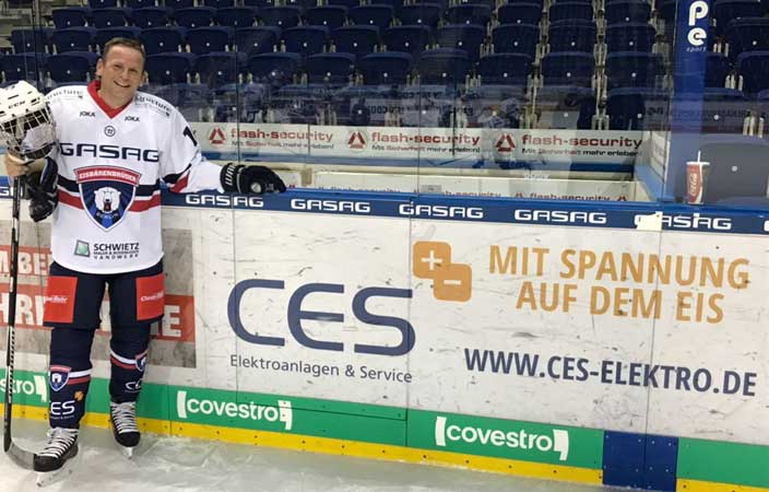 CES ist Sponsor der Eisbären Berlin